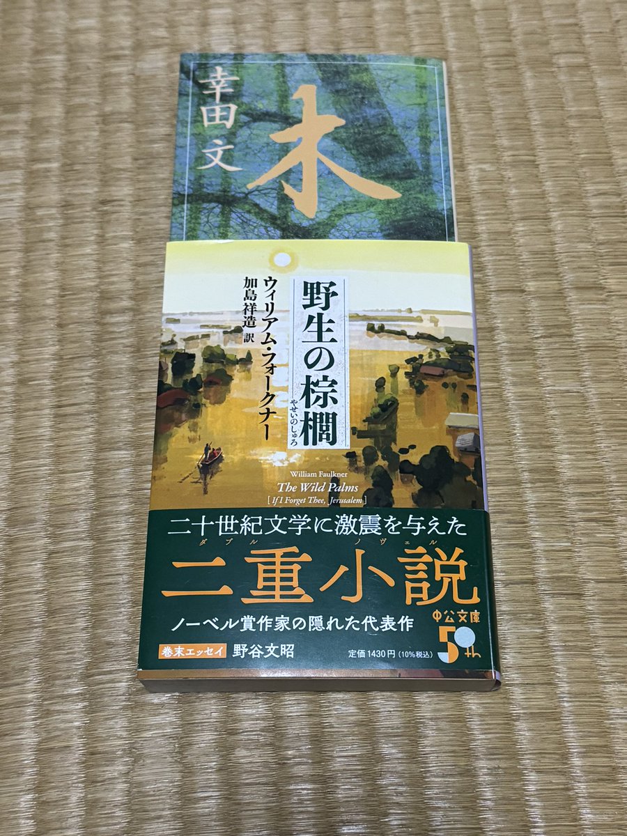 本日書店にて購入してしまった、あの映画セット。役所広司を気取ってみよう。ミーハーだな。 #kodanshabunko #chuko_bunko #PERFECTDAYS