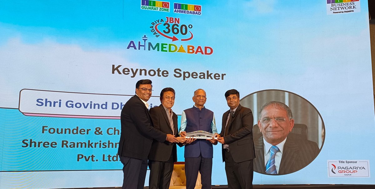 GovindLDholakia's tweet image. Today, I had the opportunity to share my life journey and experience with the remarkable audience at JITO, Ahmedabad. It was a wonderful opportunity to engage with brilliant minds. Together, let's continue to shine bright and work towards a stronger future for Bharat.
#purewisdom