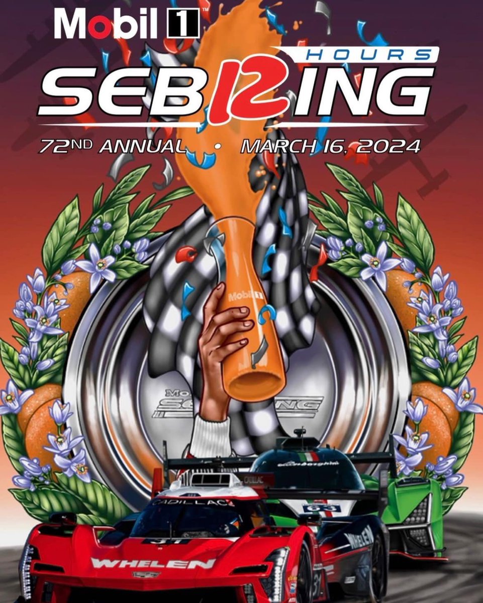 It’s RACE DAY!!!  The Mobil 1 Twelve Hours of Sebring - 58 entries across 4 classes.  Let’s go!!!! Good luck @pfaffmotorsport @ollyjarvis #marvinkirchhoefer @Hinchtown!!!🤞🏁 @IMSA @sebringraceway #IMSA #Sebring12H #RespectTheBumps