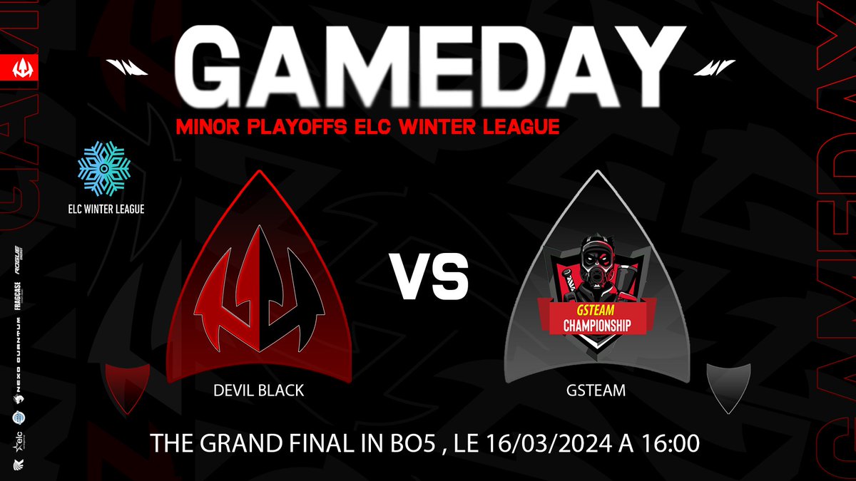 EsportDevils's tweet photo. 📢| 𝗔𝗻𝗻𝗼𝘂𝗻𝗰𝗲𝗺𝗲𝗻𝘁

🏆Game Day @ELC_EsportsR6🏆

▪️Minor 𝗣𝗹𝗮𝘆𝗢𝗳𝗳𝘀 , THE GRAND FINAL👇
⚒️@EsportDevils [BLACK] 🆚 @GSTeamEsports 
🗓️Saturday 16th March at 16:00
⚙️Bo5

🎙️No-Caste

▪️Good luck to everyone🫶

▪️ #RT = An encouragement🤝 https://t.co/5NxExNDCgi