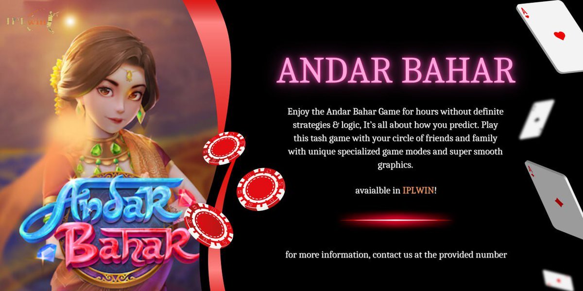 tyler214199's tweet photo. 💸💲Enjoy the Andar Bahar Game for hours without definite strategies &amp; logic, It’s all about how you predict.

For more information:+44 7397 808170
#IPL #Indiancricketteam #SportIndia #cricket #Money #Moneygame #rummy #Revenuegame #IPLwin #iplwin https://t.co/wsDkyqoo32