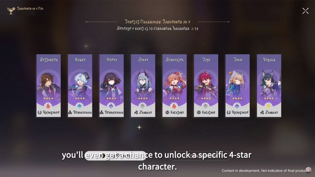 v2.1 HSR Event There will be an event that lets players select a free 4* Character #HonkaiStarRail