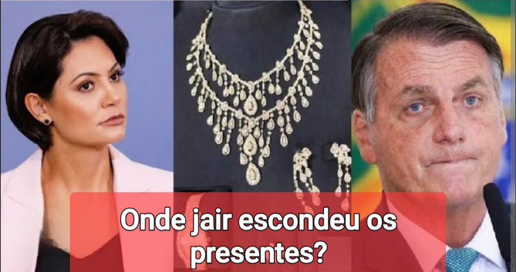 CleaRocha4's tweet photo. Os "presentes" recebidos pelo inelegível não podem ser esquecidos e estamos aqui para não deixar que mais esses crimes caiam no esquecimento!

Sabe-se que ele recebeu 9.158 "presentes" e ao menos 240 ítens foram considerados VALIOSOS e incorporados ao acervo do larápio. https://t.co/ug1L0wHXrt