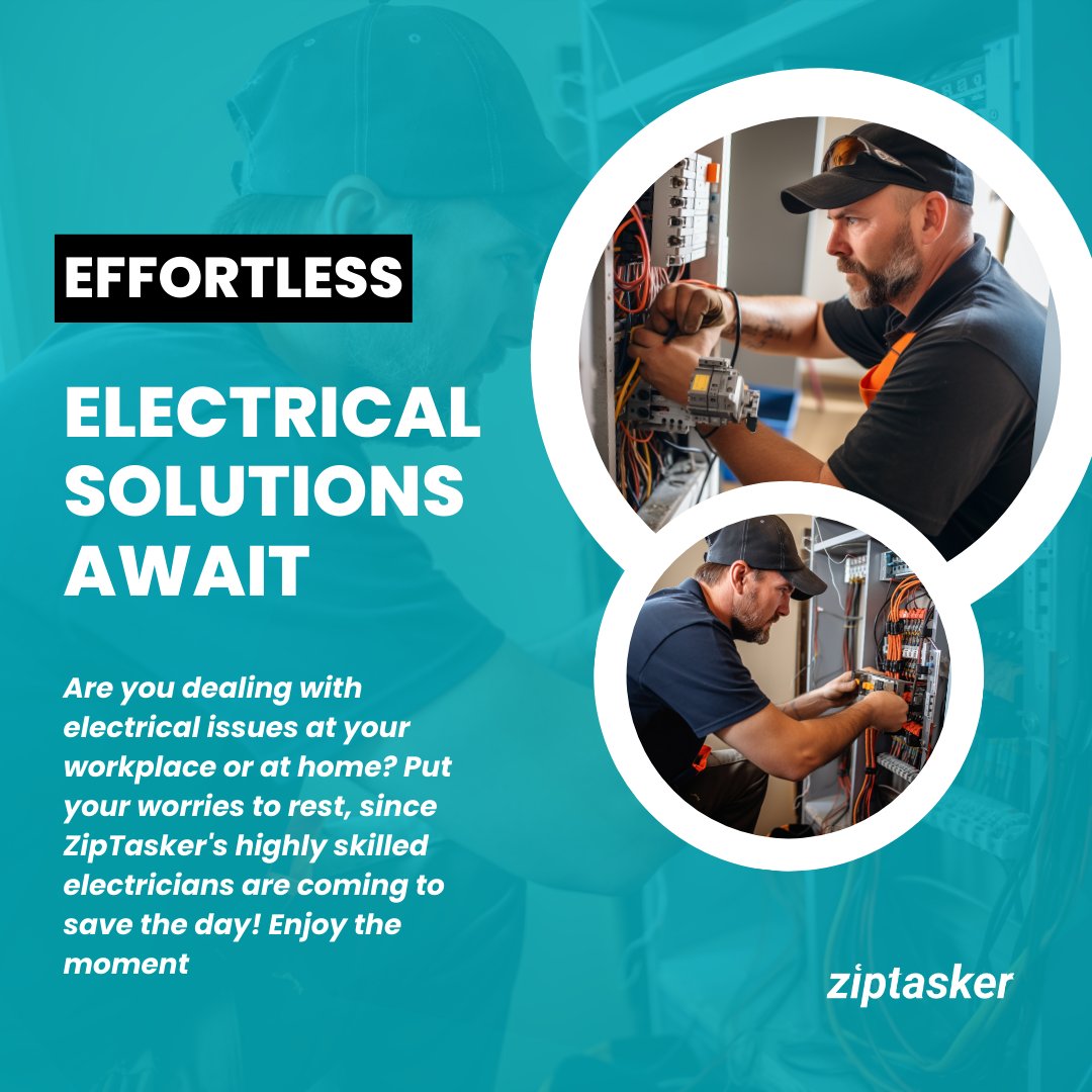 Are you having electrical troubles at work or home? Rest assured that #ZipTasker expert electricians will save the day! Take in the moment

#electricalissues #electrician #homeimprovement #workplacesafety #professionalhelp #electricianservices #problemsolving #peaceofmind #london