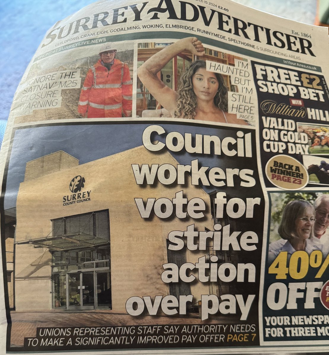 Surrey County UNISON tweet media