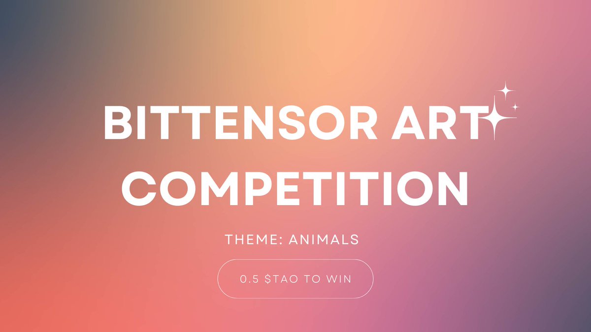 Bittensor Art 🎨 tweet media