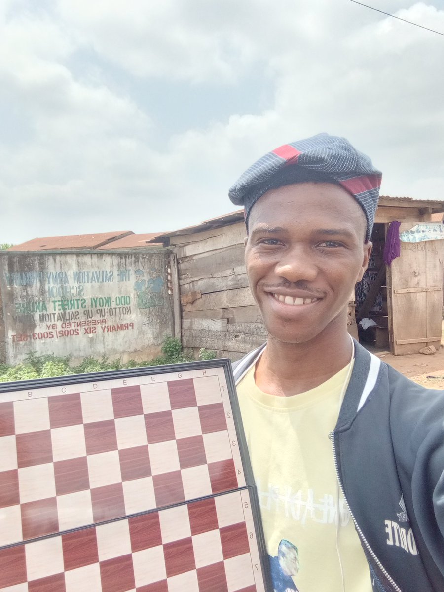 Balo_Marlow's tweet image. I walked those streets, this morning for the @thegiftofchess. Thank you for doing great things from small places. Love from Nigeria 🇳🇬.

#walkwithus #thegiftofchess @Tunde_OD