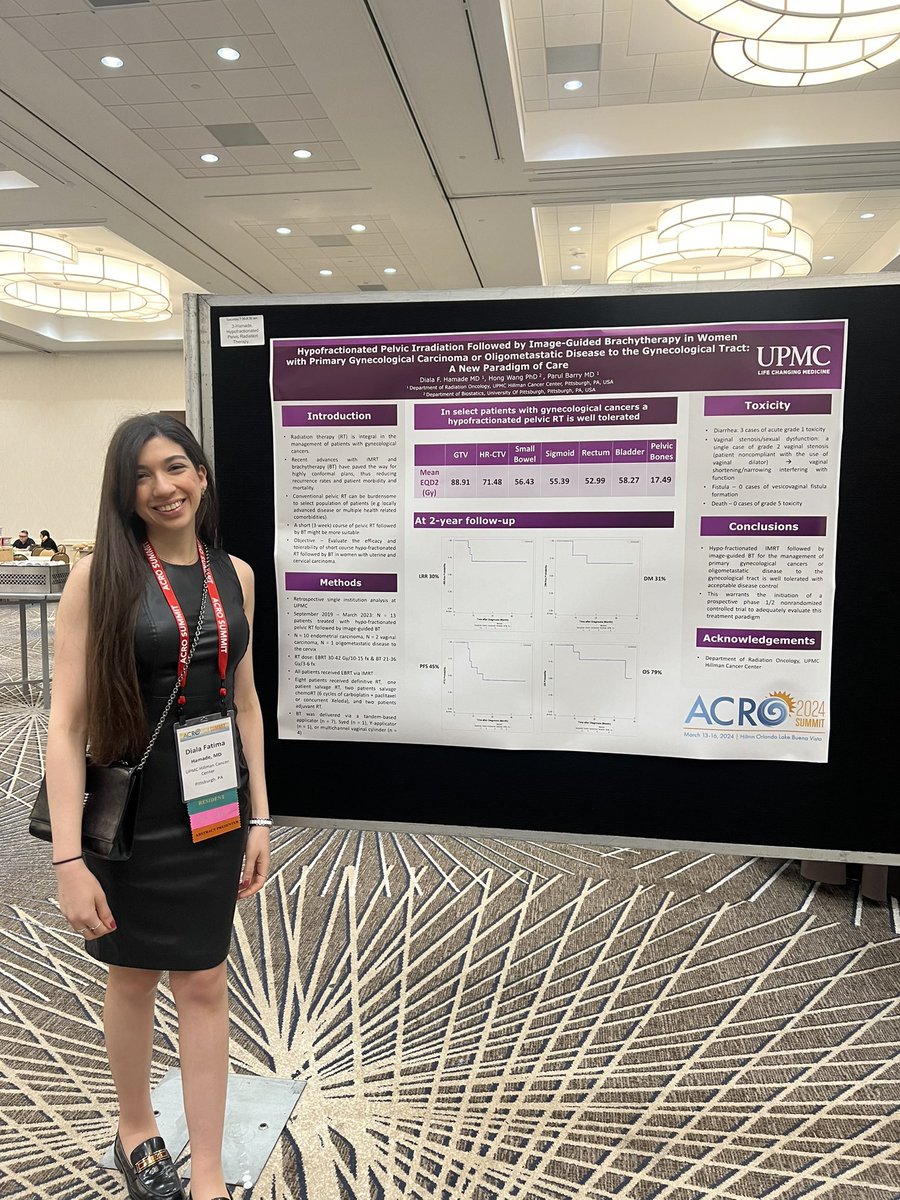 Congratulations to Dr. Diala Hamade on her presentation on the final day of #ACRO2024! @pnbarry @HSkinnerMDPhD