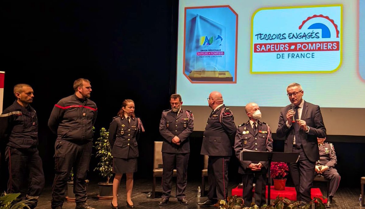 BoslandJP's tweet image. Le congrès régional des sapeurs-#pompiers d’Aquitaine Limousin est organisé dans une actualité des @PompiersFR mise sous pression : statut d’engagement citoyen, rapport @IGA_Interieur, élections  européennes…

Merci aux organisateurs et participants qui ont répondu présent.