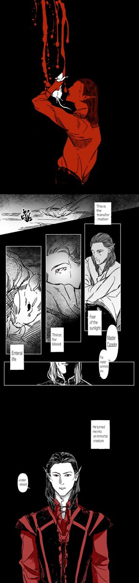 ‘’Sin and Grace’’ Vellioth&amp;Cazador （5/5）
I have translated this comic into English.
Attention:
1.Please read this comic from right to left.
2.I used machine translation. If the translated version is ambiguous, please refer to the original text."