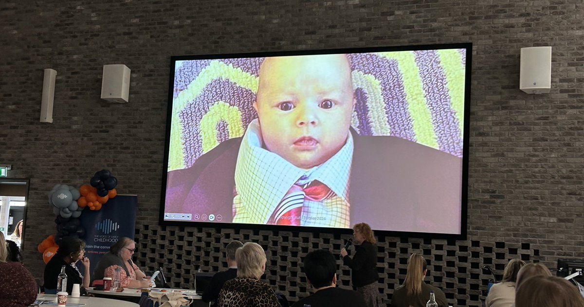 “You don’t teach a baby by putting it in a suit” @SwailesRuth shares lots of great insights @TheVoiceOfEC conference today. #TVOEC