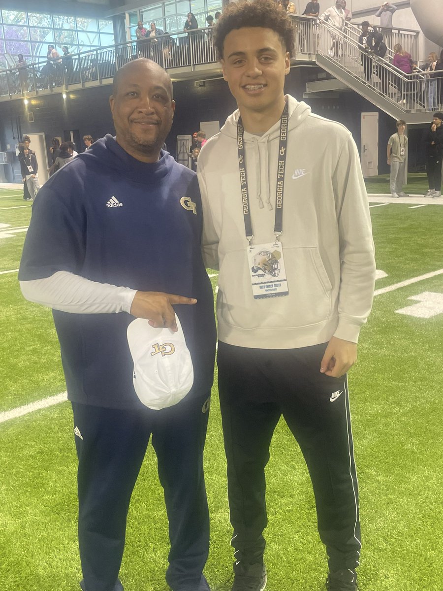 Kade Goodin (@kadegoodin) on Twitter photo Had a great day watching <a href="/GeorgiaTechFB/">Georgia Tech Football</a>. Great meeting <a href="/RickyBrumfield/">Coach B</a> and <a href="/CoachTMcKnight/">Trent McKnight</a>. Can’t wait to get back down. #TogetherWeSwarm Had a great day watching <a href="/GeorgiaTechFB/">Georgia Tech Football</a>. Great meeting <a href="/RickyBrumfield/">Coach B</a> and <a href="/CoachTMcKnight/">Trent McKnight</a>. Can’t wait to get back down. #TogetherWeSwarm