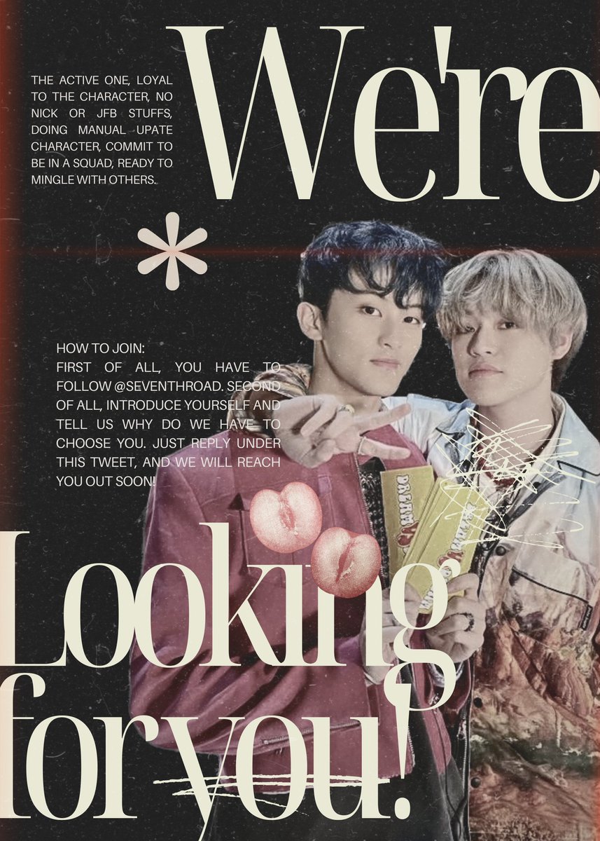 [Repost will be appreciated] We're on the hunt for Mark and Chenle to add some flair to our squad. Take a peek at the pic for all the information. We're down to be friends with other cool squads too. Know someone who'd fit right in? Tag 'em, and we'll send 'em a friendly invite!