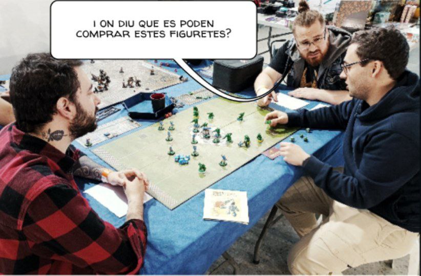 Aprenent com jugar #BloodBowl a #VallsJuga.