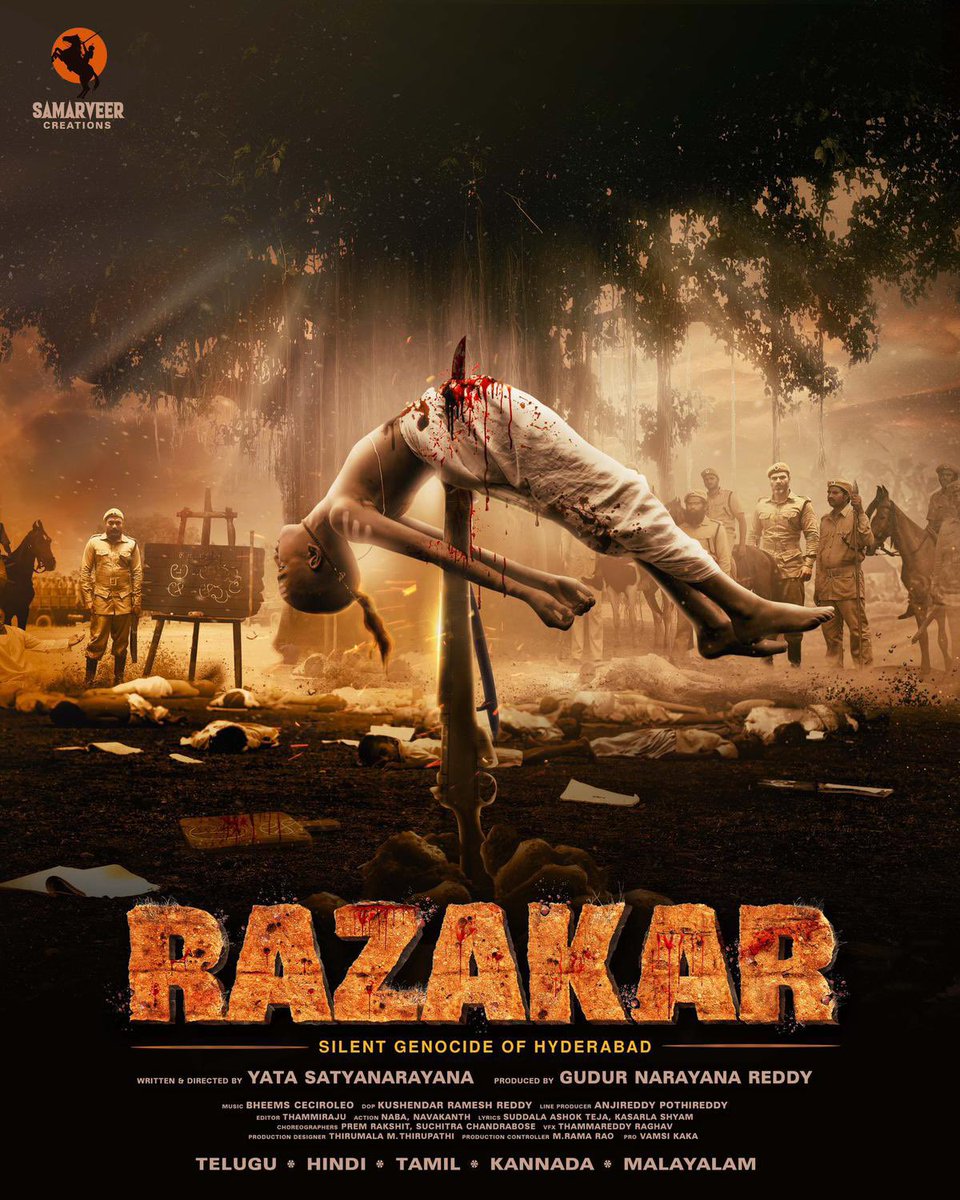 Looking forward to watch the screening of 'Razakar – Silent Genocide of Hyderabad' along with BJP karyakarthas tomorrow at 2 PM in Mamatha theatre, Karimnagar.