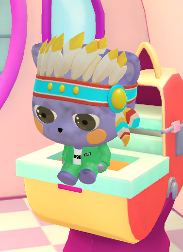 tales_nft_'s tweet image. Taking care of my adorable #ITO2ingame on #MocossiPlanet as I play the #pettinggame.