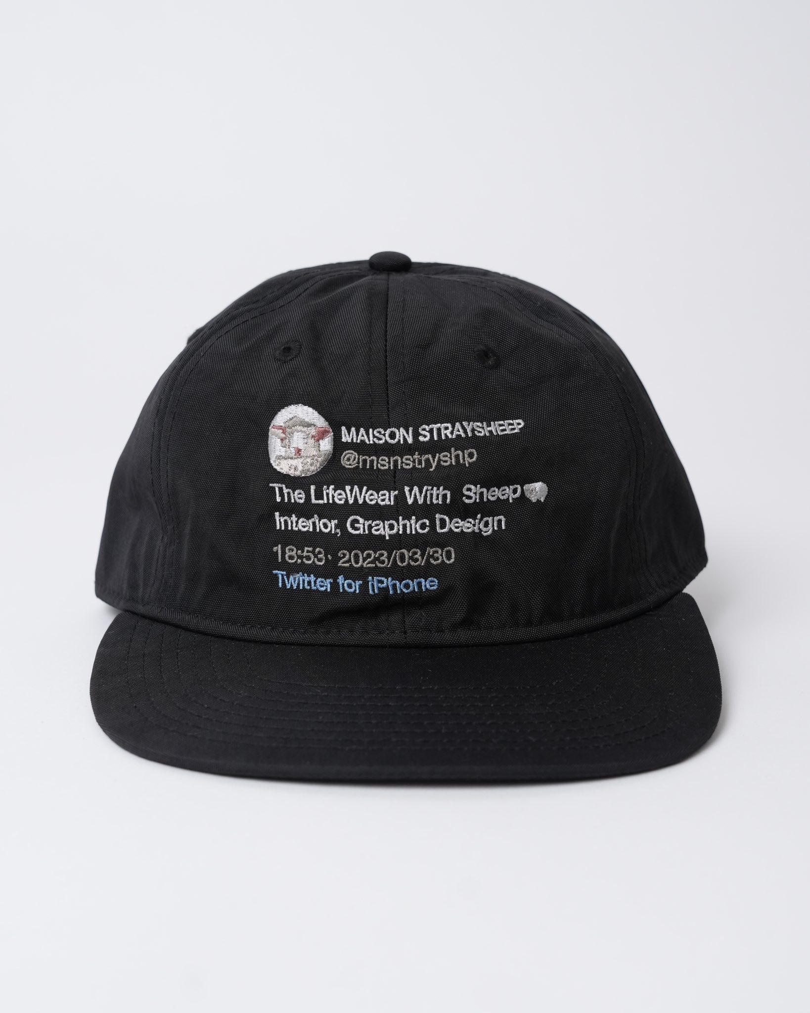 NYLON TWEET CAP　MAISON STRAYSHEEP MAISON STRAYSHEEP on X: 