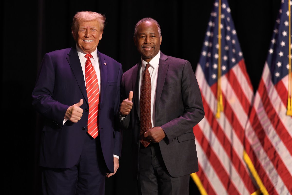 FreyjaTarte's tweet photo. I would support Ben Carson for Trump VP. Who wants to see a #TrumpCarson2024 ticket? https://t.co/GWtsPkS7oq