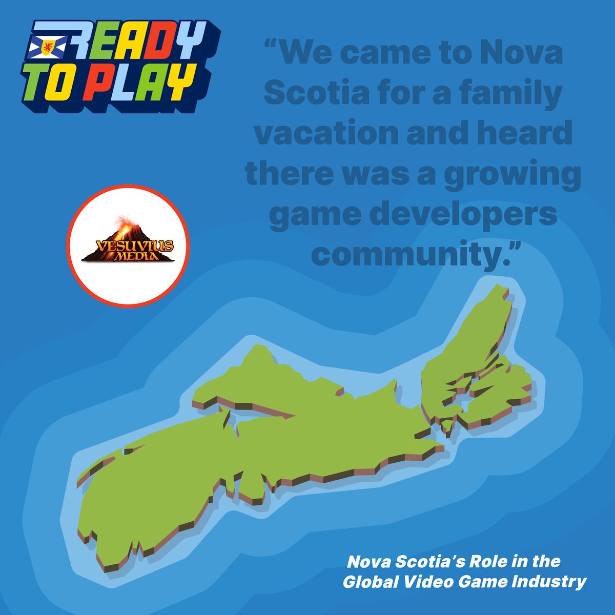 🚀 Discover why @Vesuvius_Media expanded to Nova Scotia from Greece. It's all about Nova Scotia's gaming culture, where collaboration reigns and ideas flow freely, powering growth and innovation. 'Ready to Play' is on view until June 23 @DigitalNS @ISNS_hfx @InvestNS_