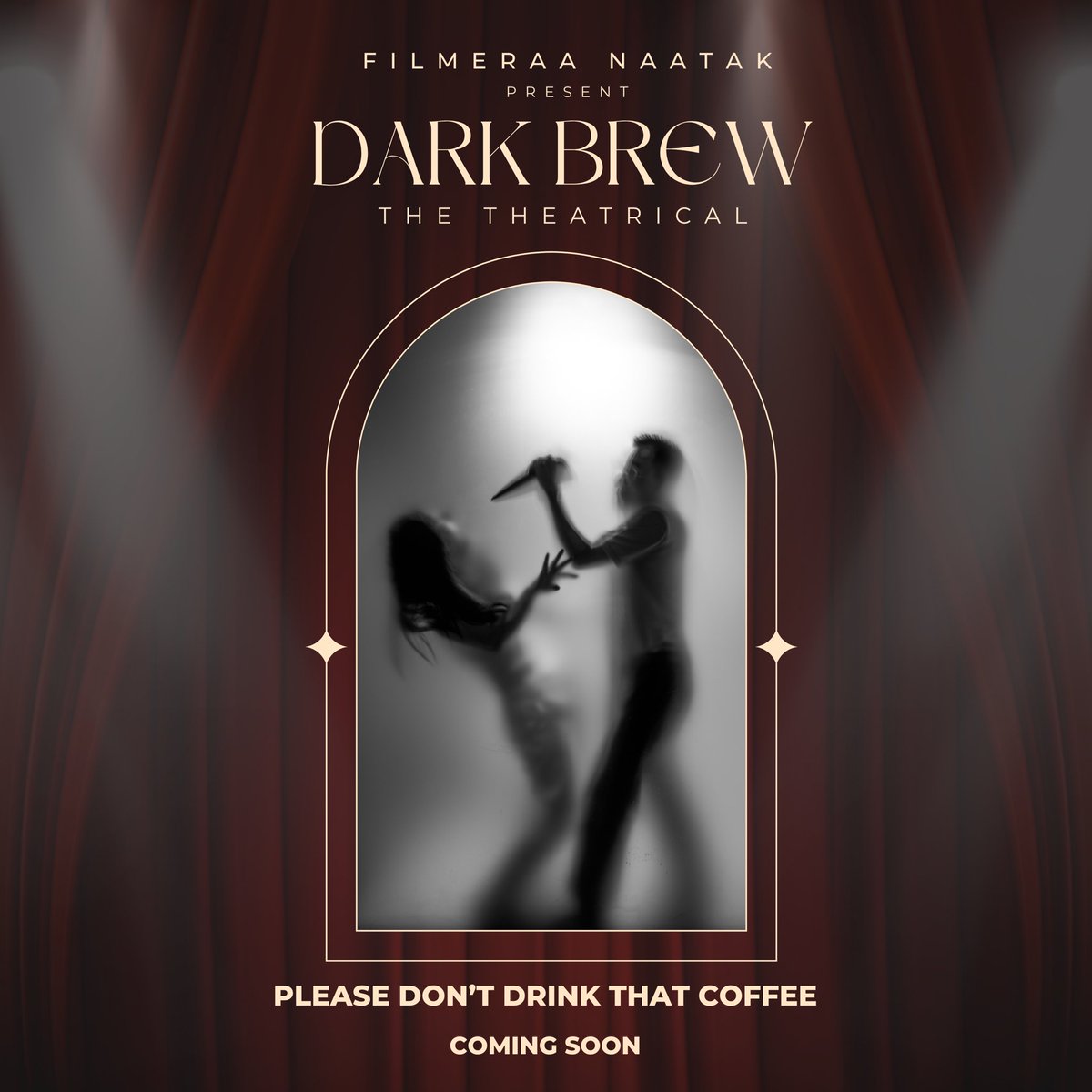 #DarkBrew The Theatrical is a  play adaptation of writer and director Akash Goila’s #film “Dark Brew”, Filmeraa Naatak present you the very first glimpse of the thrilling play, coming soon in your city, stay tuned! #theatre #play