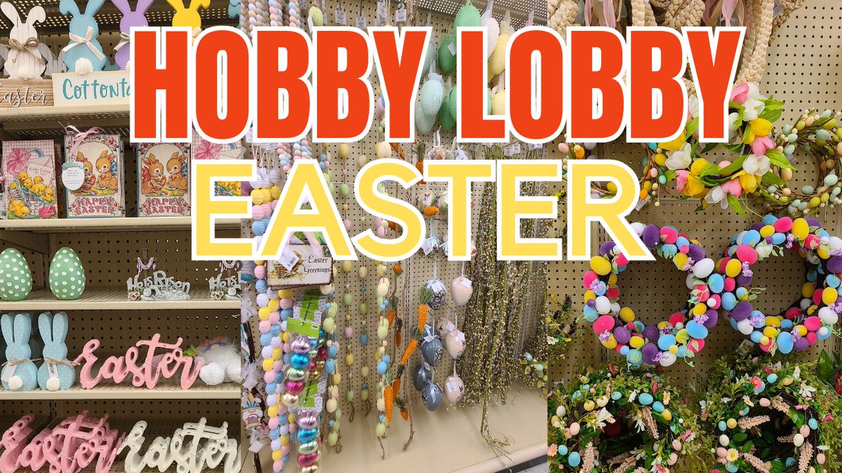 Happy Saturday!
A new 'shop with me' video is live on the channel.
This week, we're at @HobbyLobby 
youtu.be/L3jtHS4wRYM
#hobbylobby
#shopwithme
#NewVideo
#hobbylobbyfinds