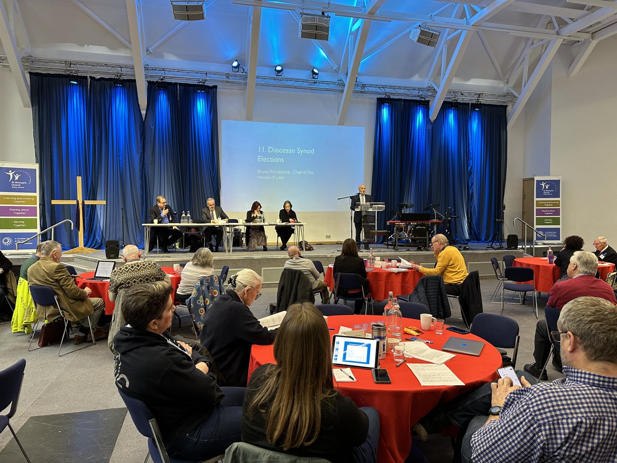 Bruce Finnamore, Chair of the House of Laity thanks #BristolDiocesanSynod for its work in this triennium and encourages members to stand again in this year's Diocesan Synod Elections. Bruce also invites new people to stand to ensure Synod's diversity.