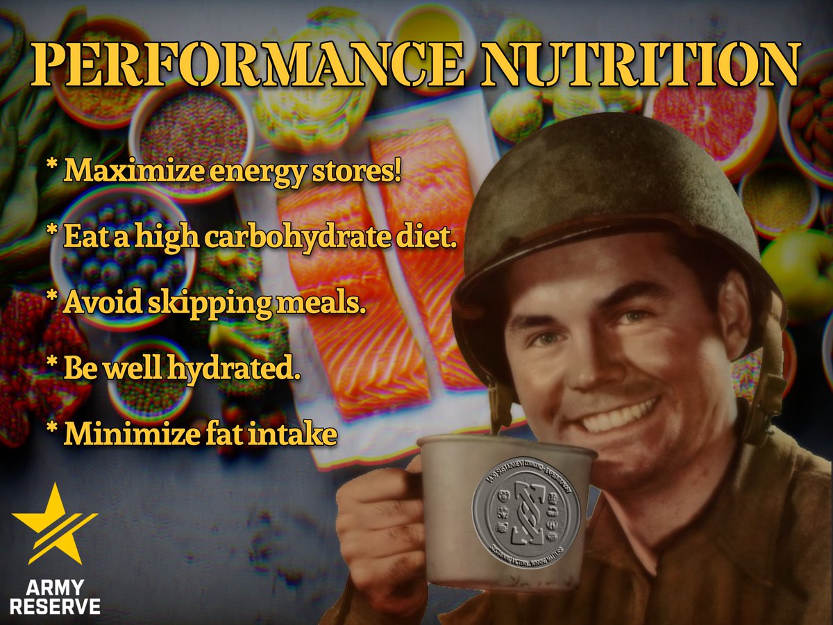 March is National Nutrition Month, highlighting the crucial role of nutrition in our lives, especially for Army Reserve soldiers. 
#NationalNutritionMonth #HealthySoldiers