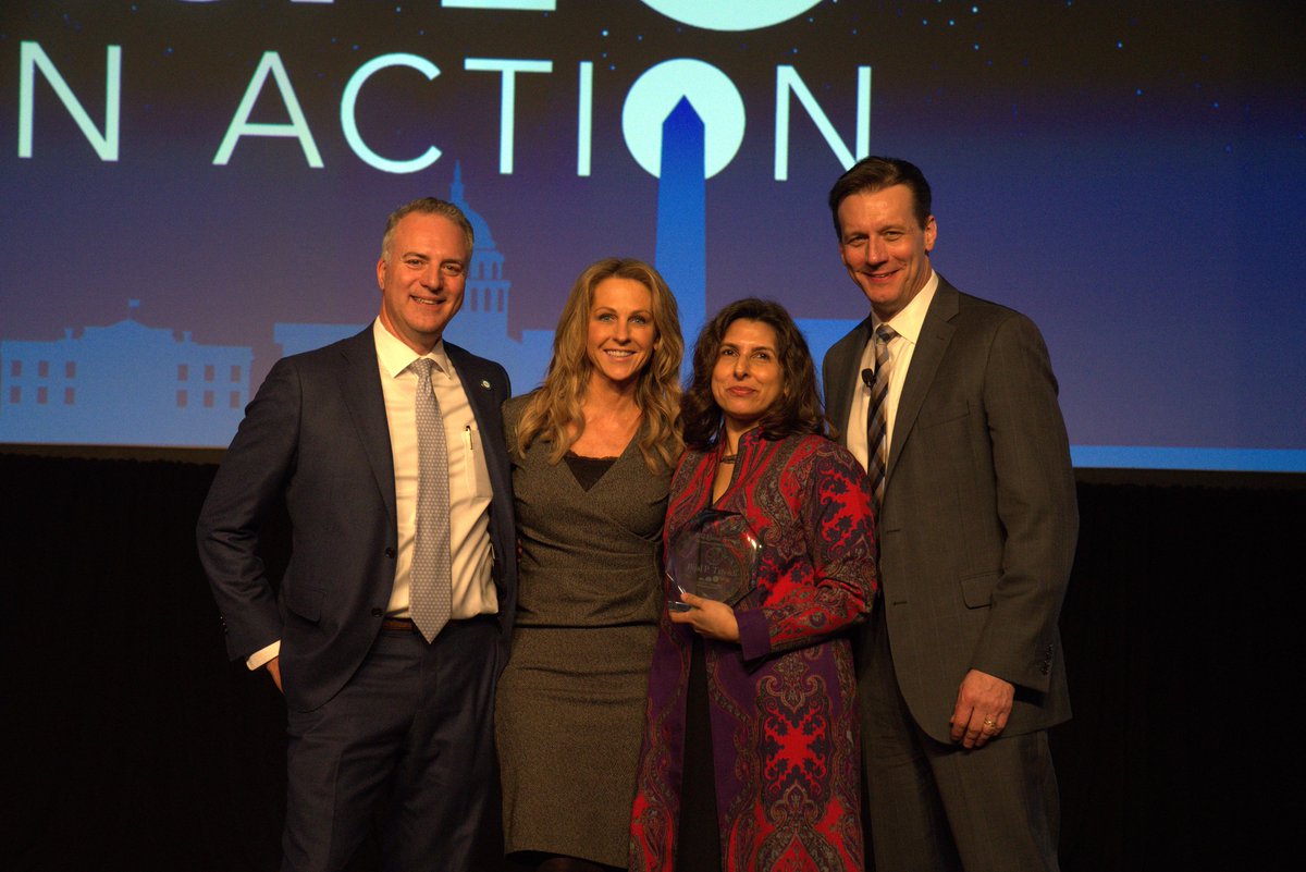 A big round of applause for the recipient of this year’s Jena Award, @BijalPTrivedi. The Jena Award acknowledges the contributions of someone without a personal connection to CF who has shown persistent dedication to the fight against the disease. #CFFVLC