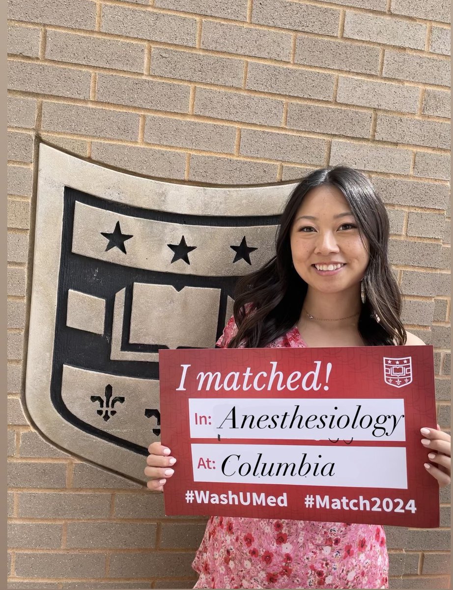 Grace Huang (@gracehuang97) on Twitter photo A dream come true! Matched at Columbia for Anesthesia!! 🦋🍾🗽<a href="/CUMCAnesthesia/">Columbia Anesthesiology</a> #match2024 A dream come true! Matched at Columbia for Anesthesia!! 🦋🍾🗽<a href="/CUMCAnesthesia/">Columbia Anesthesiology</a> #match2024