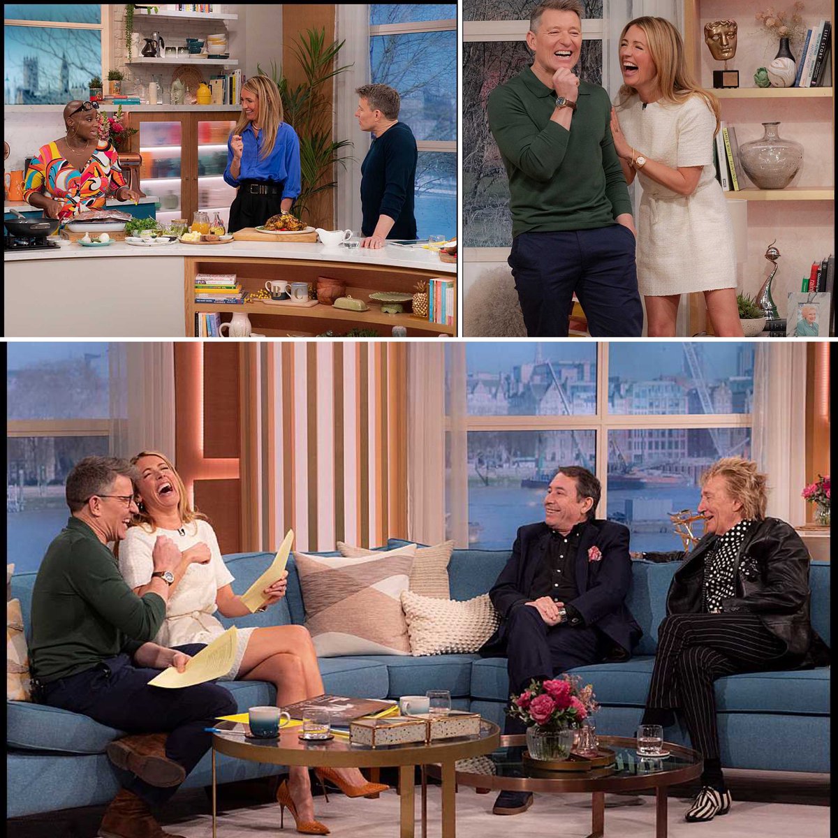 We have laughed …a lot!! 🤣🤣 And we have eaten loads of delicious food 🤗🤗🤗 It’s been some week! Thanks for all the messages see you Monday. @catdeeley @thismorning