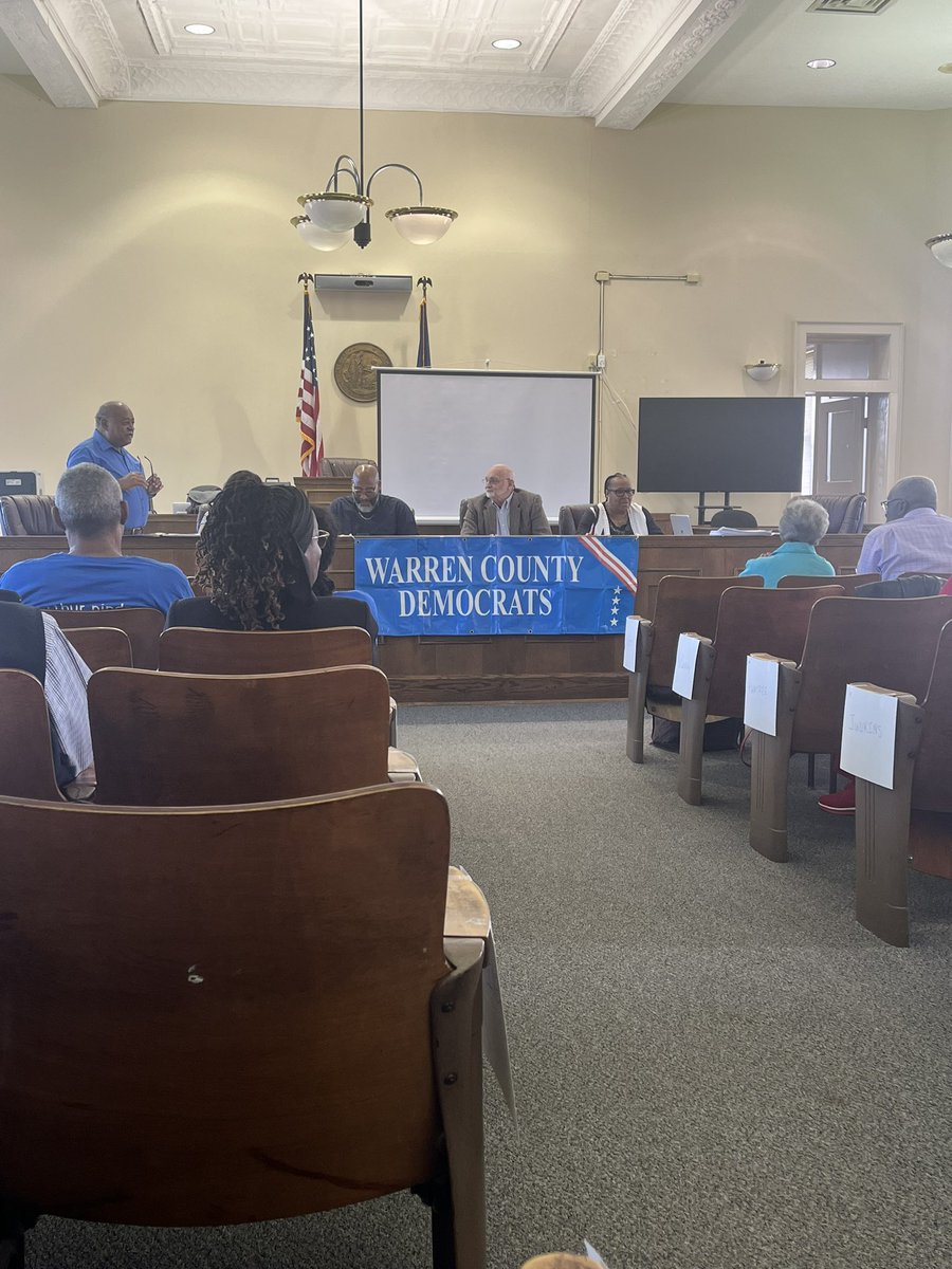 Thank you to @NCDemParty Chair @abreezeclayton for visiting NC House District 27 this morning & speaking at the 2024 Warren County Democratic Party’s County Convention to send the message that #RuralMatters in state politics. 

#NC27 #ncpol #warrencounty
