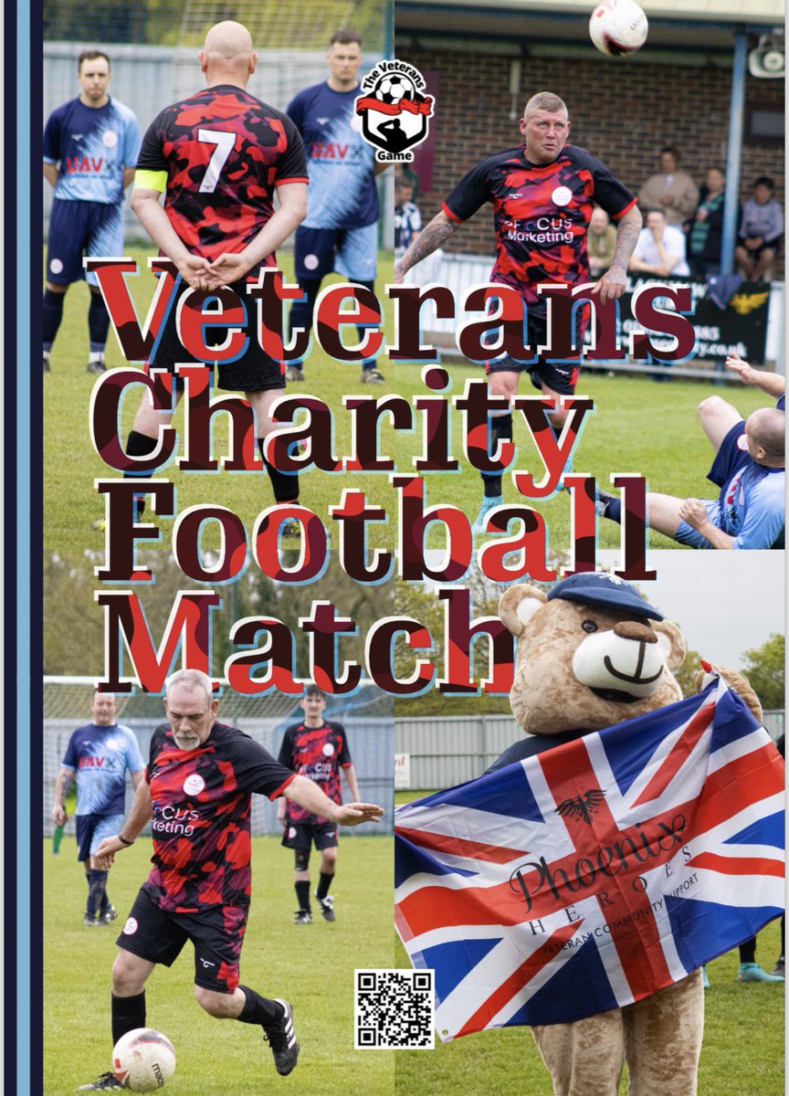 Coming soon, 11th May 2024 raising money for <a href="/PhoenixHeroes/">Phoenix Heroes</a> hosted by <a href="/CrowboroughAFC/">Crowborough Athletic FC</a>