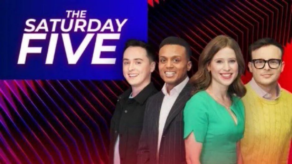 🚨The #SaturdayFive is going live Join me, @darrengrimes_ @benleo444 @stef_scoop & @Caiwilsh from 6-8 on @GBNEWS. We’ll be debating the week’s top news. Tune in!