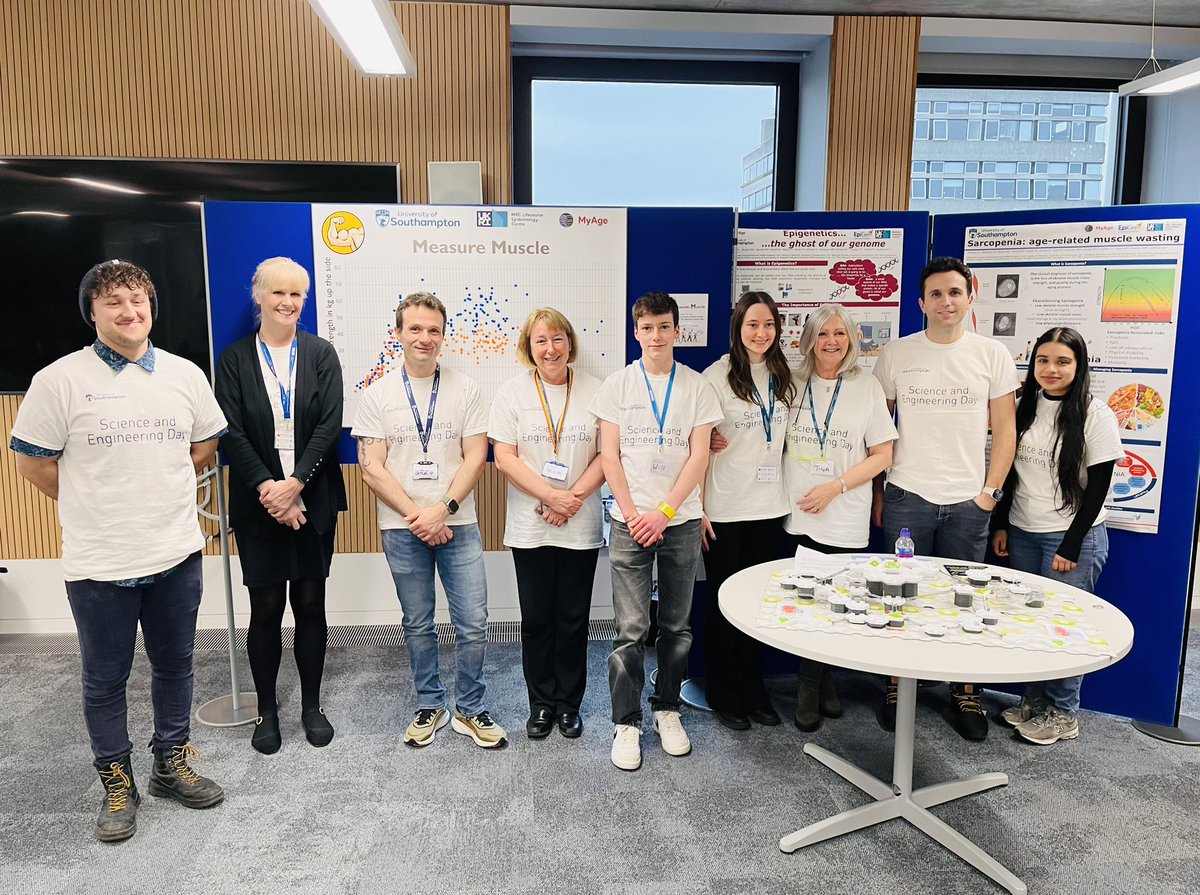 Dr Mark Burton (@drmarkburton) on Twitter photo Thanks to the amazing team from <a href="/UoS_Medicine/">Southampton Medicine</a> and <a href="/MRC_LEU/">MRCLEC</a> at <a href="/unisouthampton/">University of Southampton</a> science and engineering festival #SOTSEF for a great day measuring grip strength and demonstrating how diet/exercise influences muscle health via epigenetics. There were many interesting discussions. Thanks to the amazing team from <a href="/UoS_Medicine/">Southampton Medicine</a> and <a href="/MRC_LEU/">MRCLEC</a> at <a href="/unisouthampton/">University of Southampton</a> science and engineering festival #SOTSEF for a great day measuring grip strength and demonstrating how diet/exercise influences muscle health via epigenetics. There were many interesting discussions.