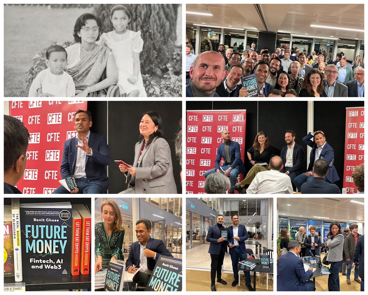 How it started: arrived in the footsteps of our grandparents 🥰

How it’s going: back to Blighty this week for #FutureMoney book launch 💥

So many friends and family - big love ❤️ 
&amp; shout out to London event stars <a href="/LedaGlyptis/">Dr Leda Glyptis</a> <a href="/JeffTijssen/">Jeff Tijssen</a> <a href="/DENIZGUVEN/">DENIZ GUVEN  顾海</a> <a href="/TramANguyen/">@TramANguyen</a> 

<a href="/ghose77/">London dad</a>
