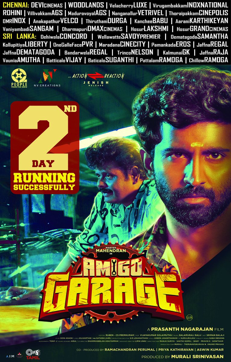 #AmigoGarage Winner of this weekend🌟🌟🌟 @Actor_Mahendran @prasanthryk @GMSundar_ @AntonyLRuben @composerbala @kukarthik1 @tipsmusicsouth @Sharanyalouis @sabadesigns213 @aswinvg1 @srishamurali @vijayakumardop @Iam_Dasarathi09 @Dr_Deepabalu @teamaimpr An @ActionJe Release