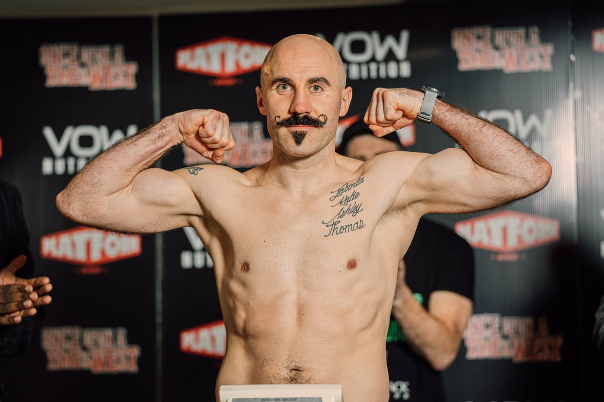 OFFICIAL WEIGH-IN: Spike O'Sullivan (@spike_osullivan) | 73kg ✅ #OnceUponATimeInTheWest | Tickets: bit.ly/BoxingTix