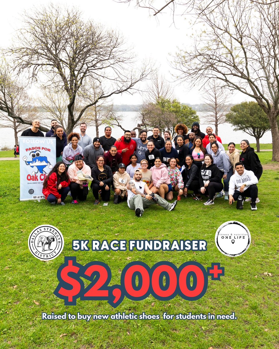 The Pasos 5K Race by @onelifenutrition &amp; @baby_gesus_training 🏃‍♂️🏃‍♀️💨

HUGE shout out to Baby Gesus &amp; Andrew for levering their network and passion to host a 5K fundraiser for us and inspire others to donate to us, with all proceeds benefiting our sneaker program.