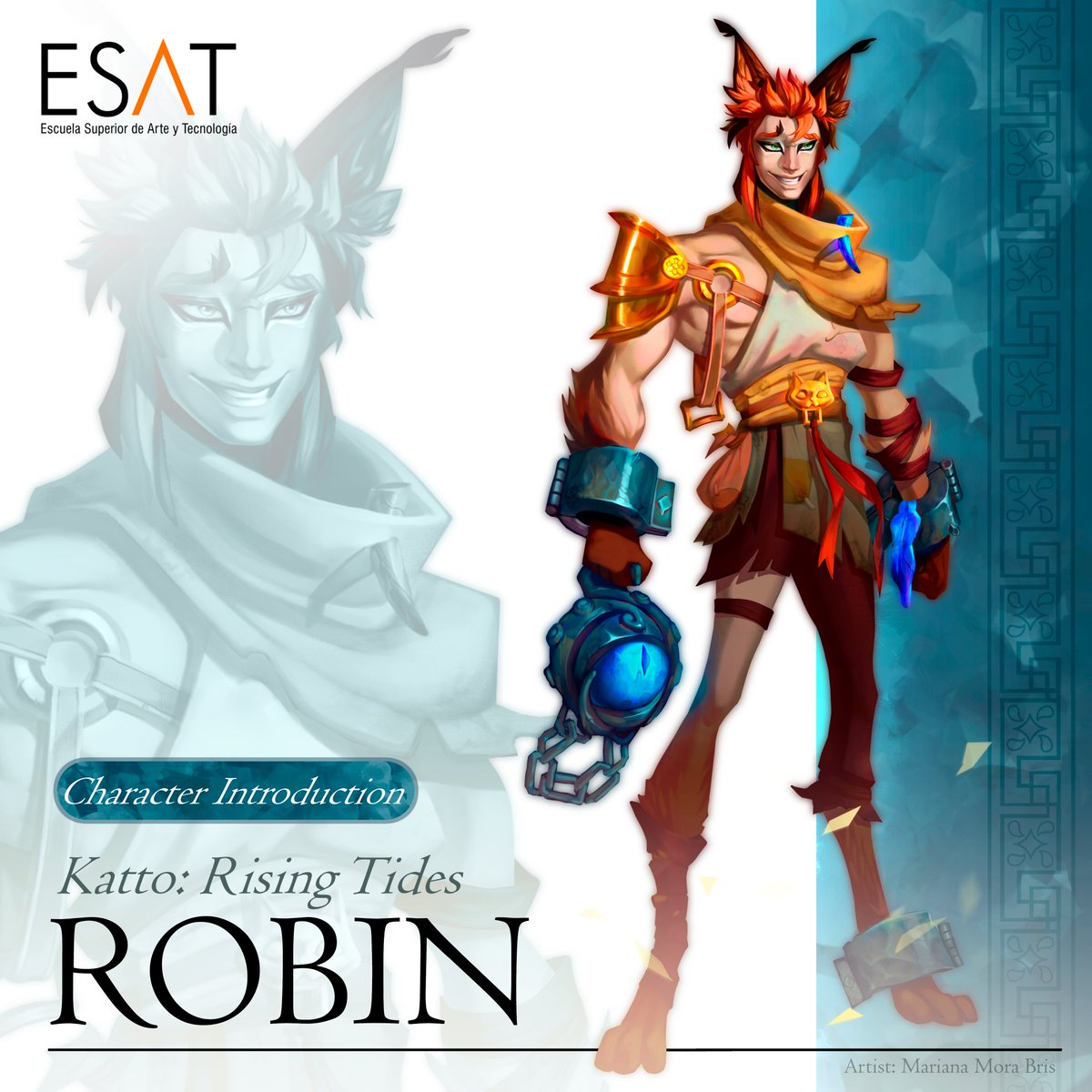 More about our ally Robin!

Robin assumes the role of the guardian for the Catlantis gem, a Felyn guardian endowed with a charming yet inept disposition.

Powered by <a href="/ESAT_Valencia/">ESAT</a>

Artist: <a href="/MarianaMorart/">Morart</a>

#conceptart #characterart #art #screenshotsaturday