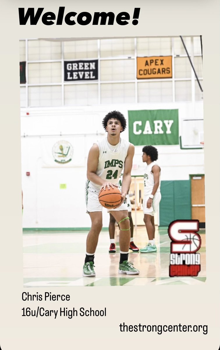 2026 Strong Center Basketball (@strongcenter26) on Twitter photo Welcome! <a href="/chrisbuddylum/">Chris Pierce</a> is a 6’3” Forward from <a href="/CaryImpHoops/">Cary Imp Hoops</a> <a href="/StrongCenter4Ex/">The Strong Center (Official page)</a> Welcome! <a href="/chrisbuddylum/">Chris Pierce</a> is a 6’3” Forward from <a href="/CaryImpHoops/">Cary Imp Hoops</a> <a href="/StrongCenter4Ex/">The Strong Center (Official page)</a>