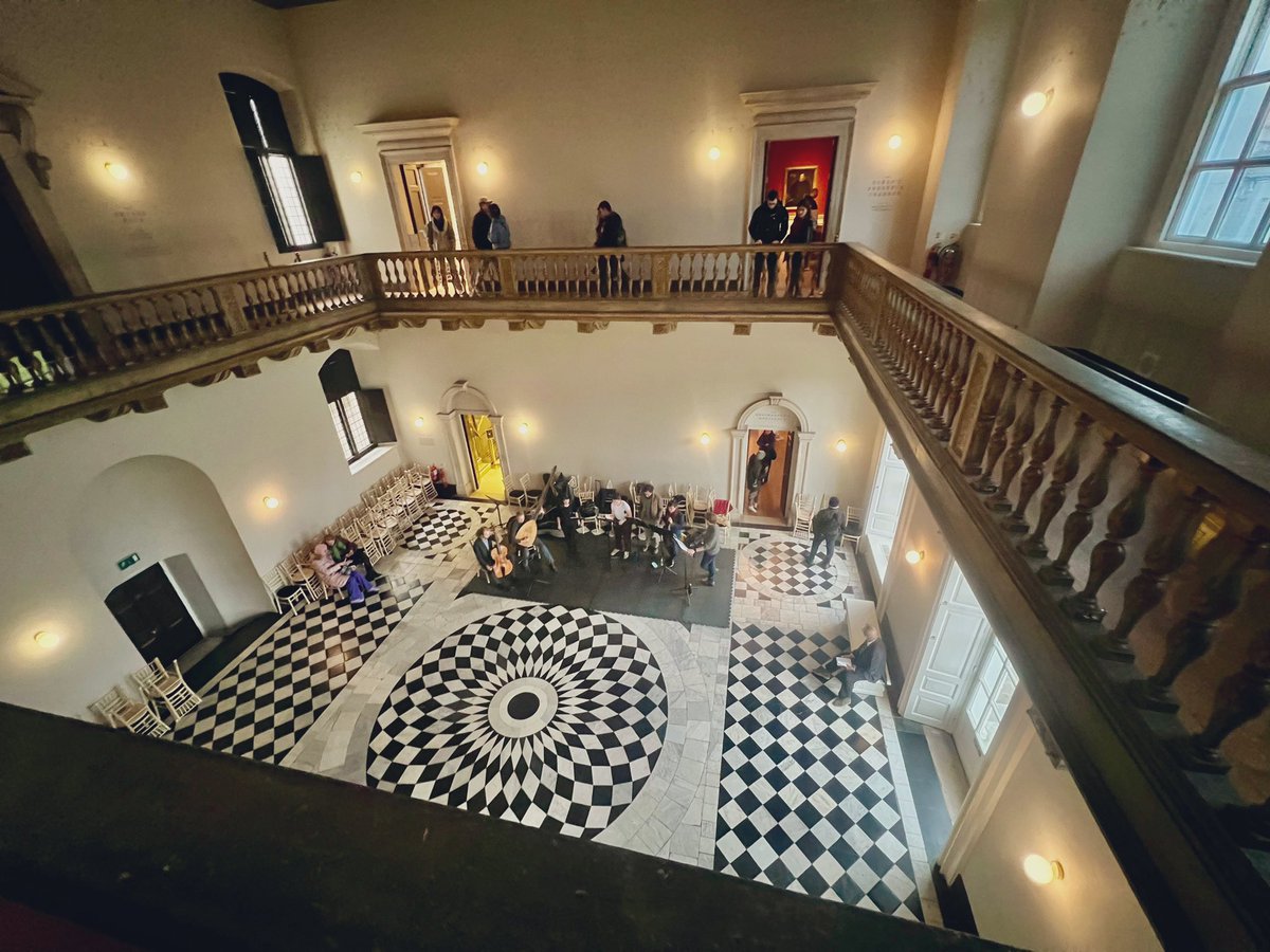 Great to hear @MusicaAntica in action at the splendid Queen’s House in Greenwich!
