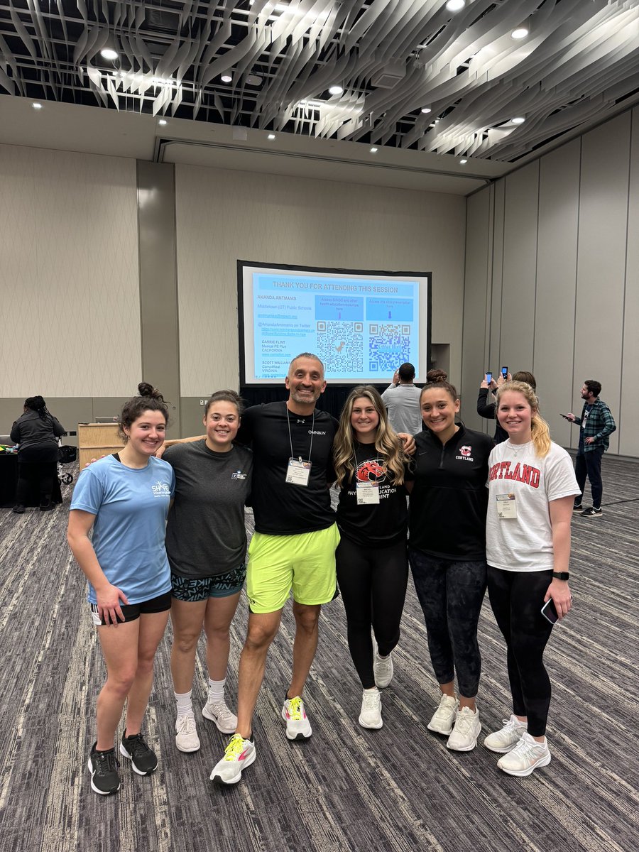 _katiecosenza's tweet photo. Another conference in the books!! Thank you @ApemCortland!!! #SHAPECleveland https://t.co/I85GWV0cXC