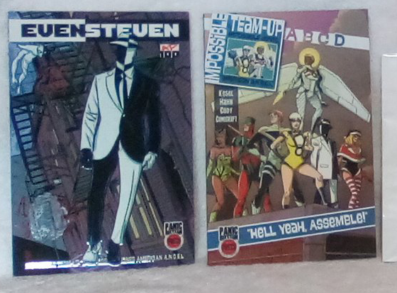 lee_allred's tweet photo. Here's the @AllredMD variant #EvenSteven cover and the regular David Hahn #ImpossibleJones team-up cover.
/2 https://t.co/8gjj7auwQO