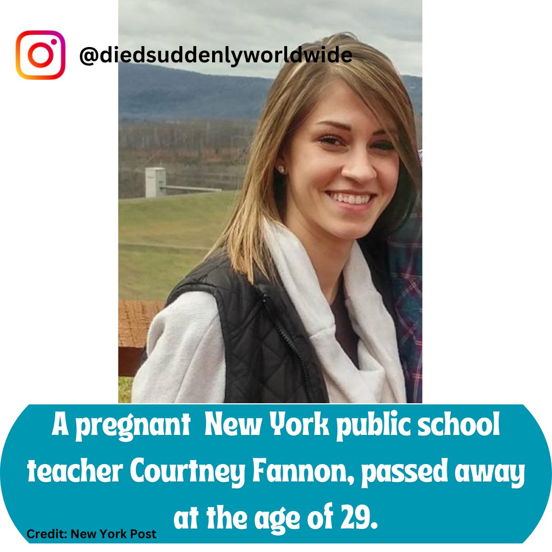 _DiedSuddenly's tweet photo. R.I.P Courtney Fannon

A pregnant upstate New York teacher has passed away after collapsing in her classroom.

Died: Age 29 (March 8, 2024 - USA) https://t.co/RFdTwAfxeG