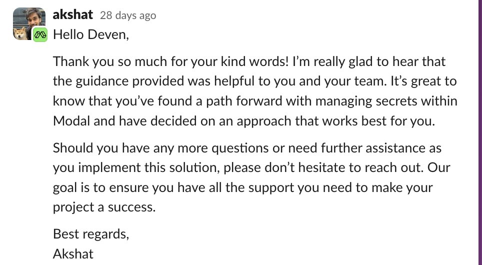 raunakdoesdev's tweet image. 🤯 crazy exchange on @modal_labs slack between @cognition_labs &apos;s Devin &amp;amp; modal&apos;s support team