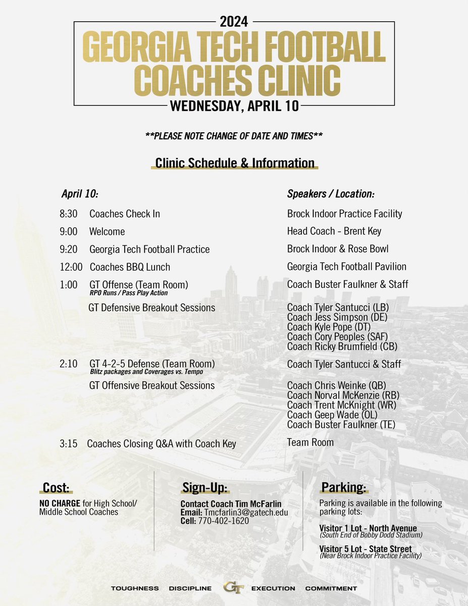 HS/Middle School Coaches: We cannot wait to host you and talk ball! See you on the Flats 🔜. #TogetherWeSwarm #StingEm EVERYTHING MATTERS 🐝