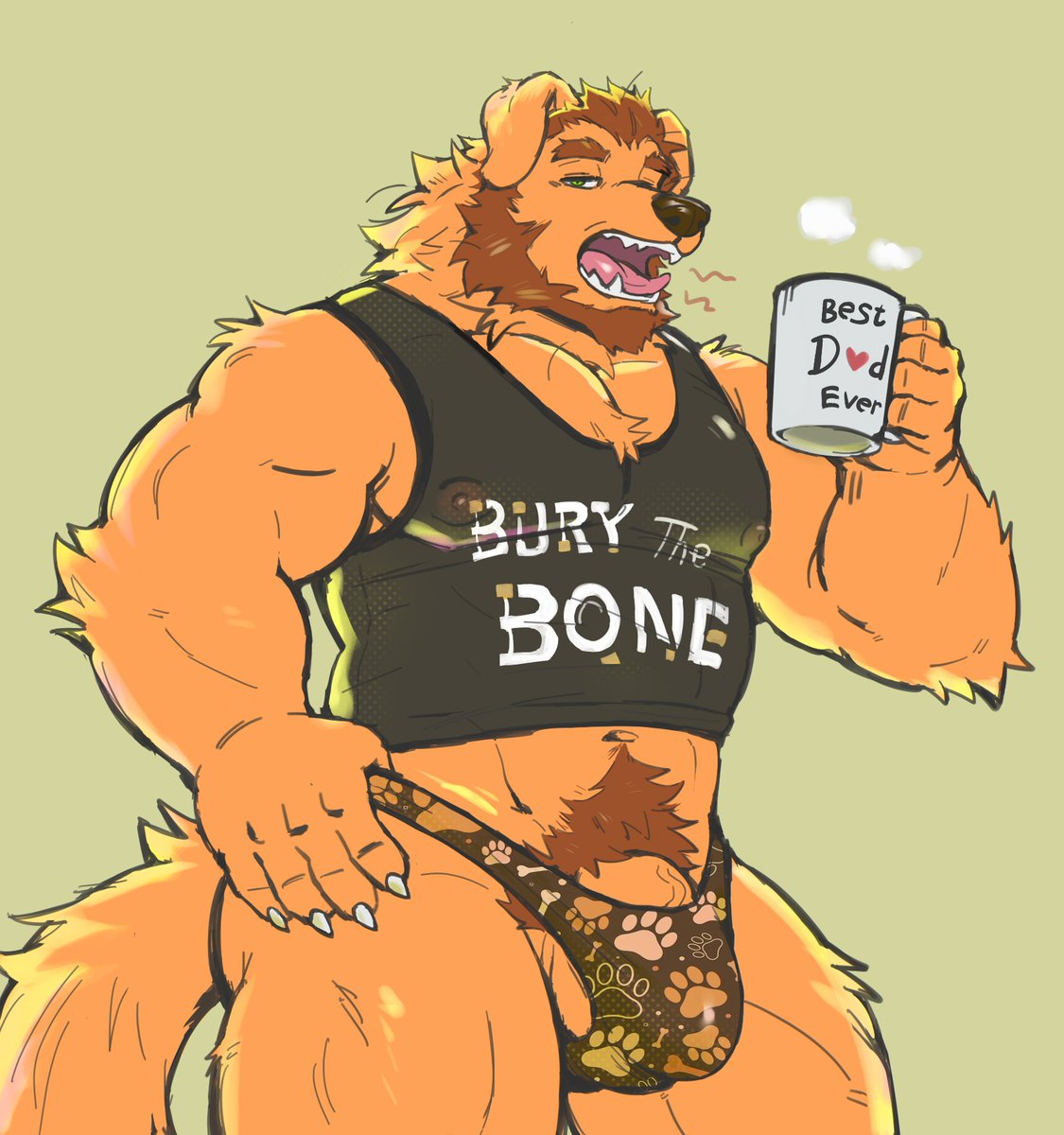 Who gave him that mug? Picture made by @meocondainhan , make sure to check their stuff!