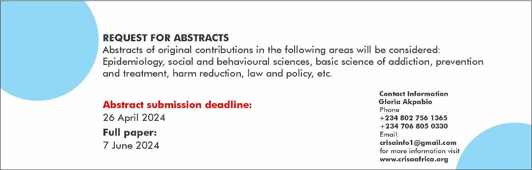 We are currently accepting abstracts!