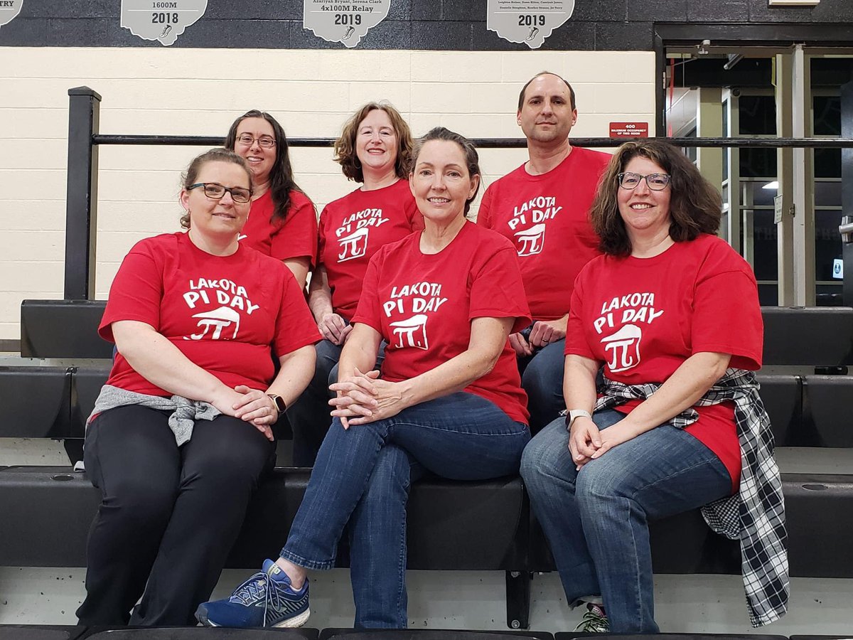 Thank you <a href="/lakotaleads/">Lakota LEADS</a> Pi Day committee! We appreciate all the work and time that goes into planning an event for our district! Thank you!!