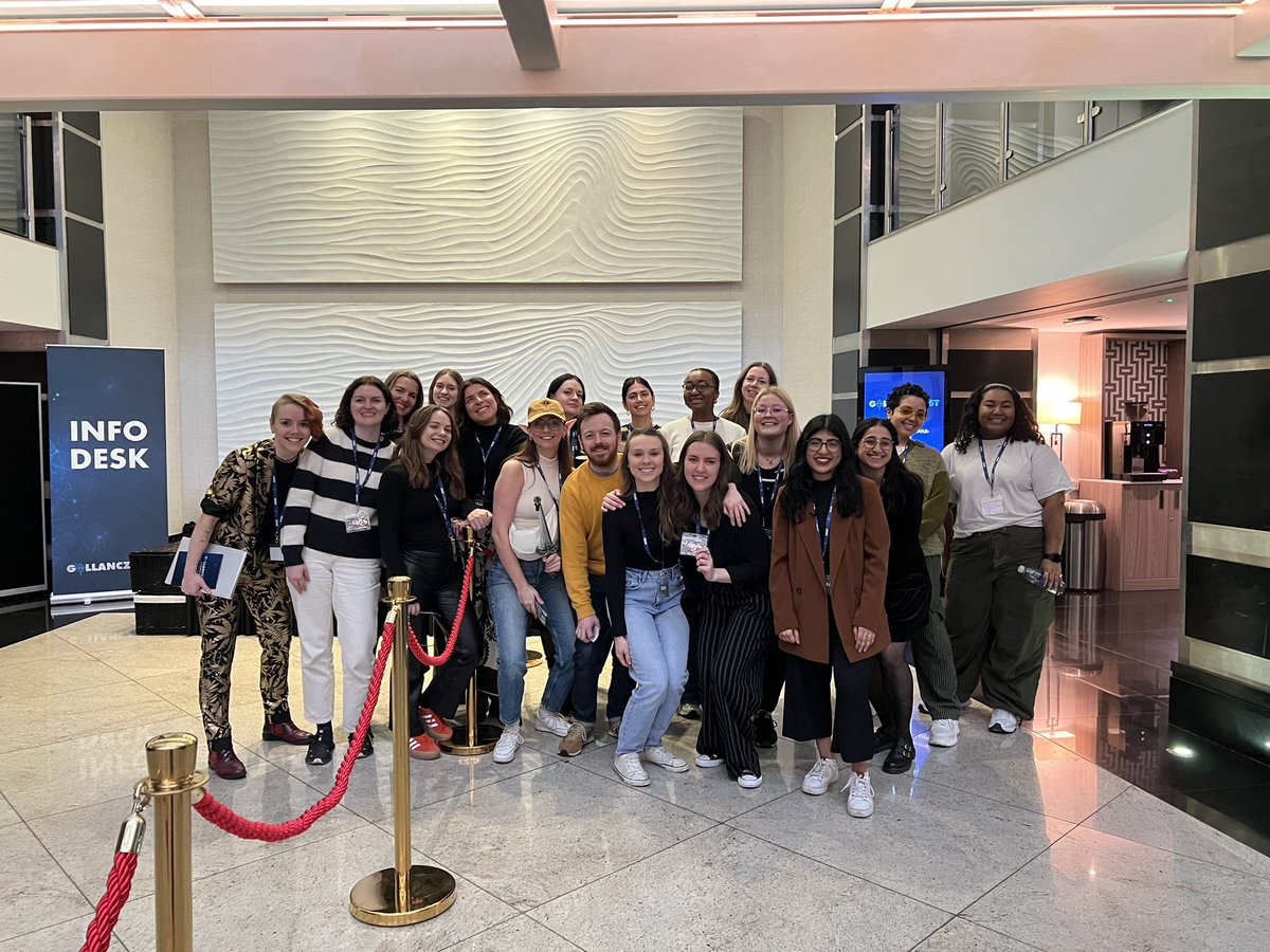 Team <a href="/gollancz/">Gollancz</a> ready to #Gollanczfest! 💜